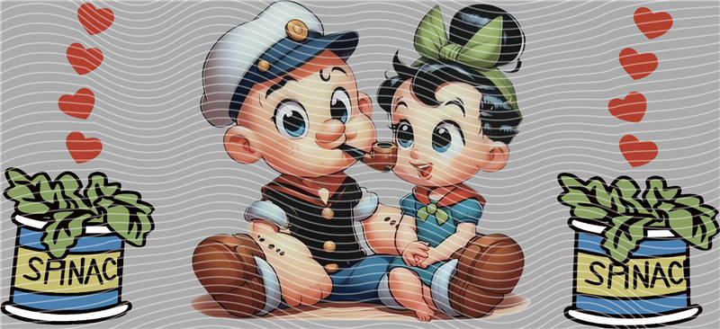 16oz Cartoon-T 435